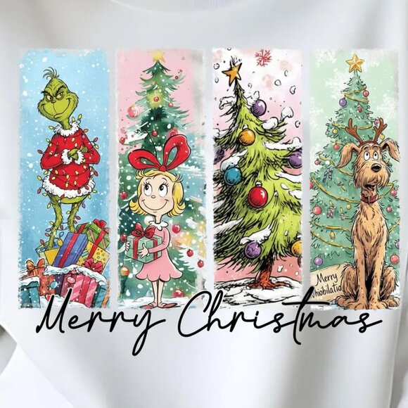 Grinch Christmas Swearshirt, Christmas Movie, Christmas Characters 05 - Picture 2 of 5